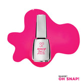 Salon Perfect .5oz 1-STEP GEL OH SNAP!  displayed with color swatch behind